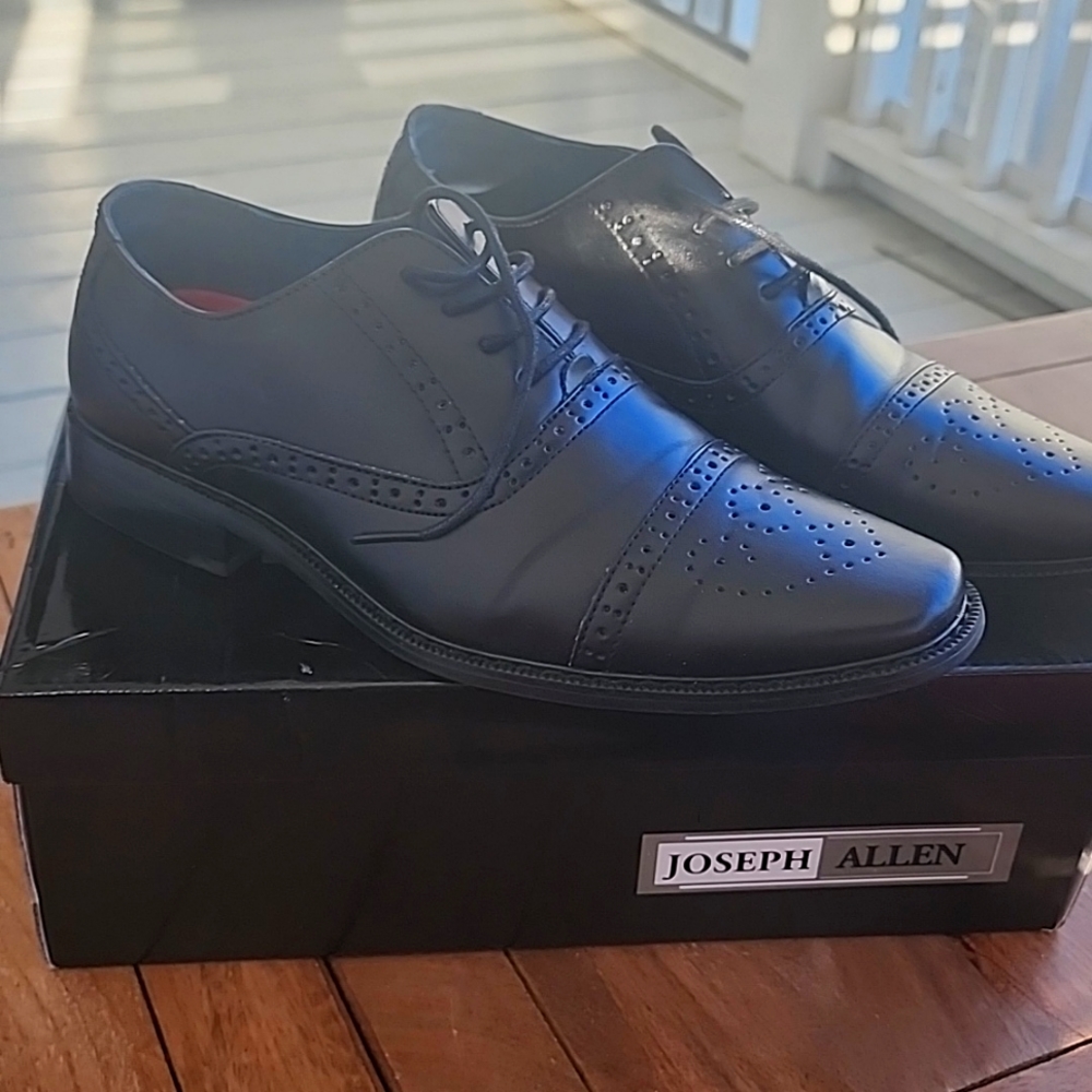Boys Black Dress Shoes